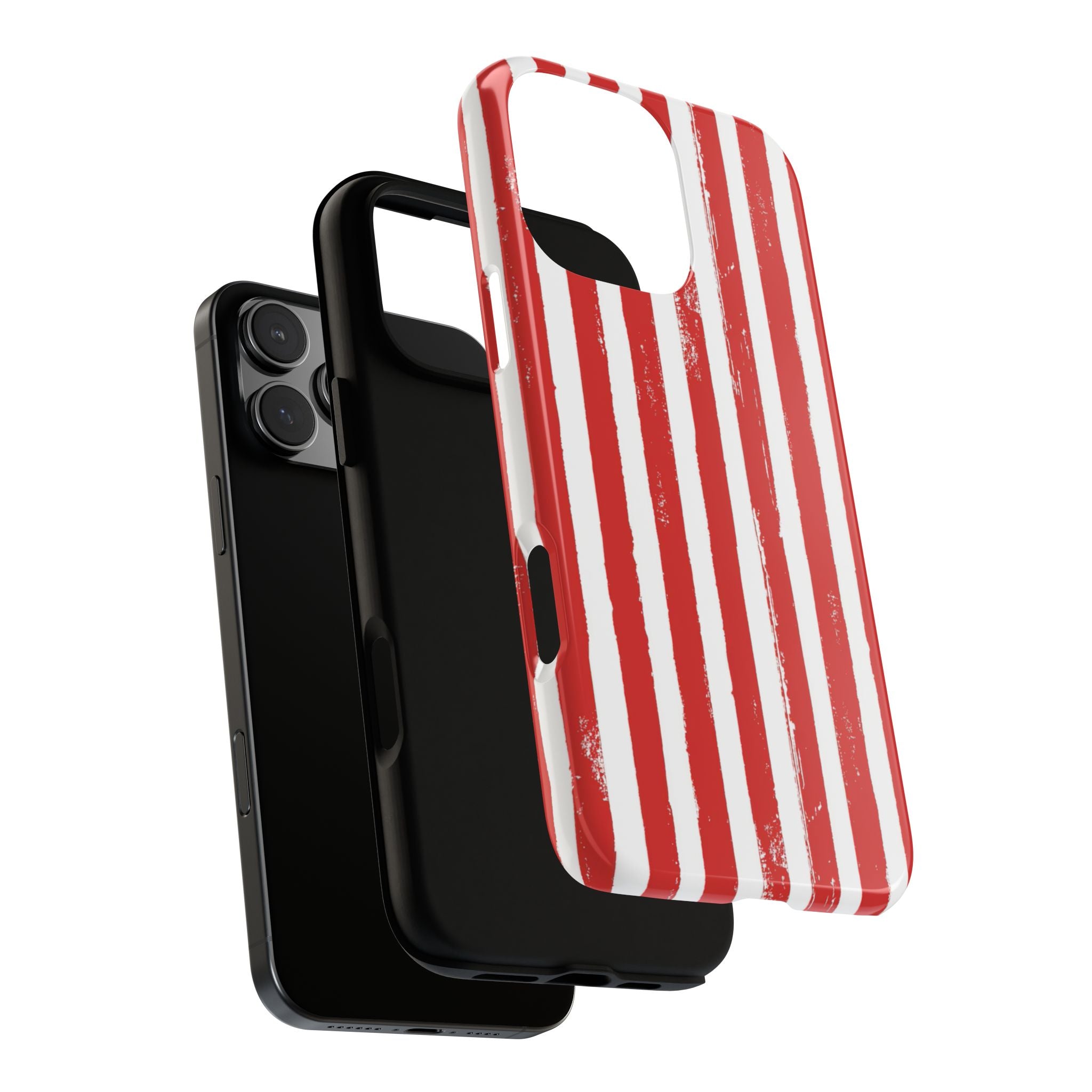 Red Striped Phone Case