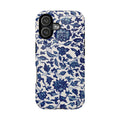 Blue Floral Magsafe Phone Case
