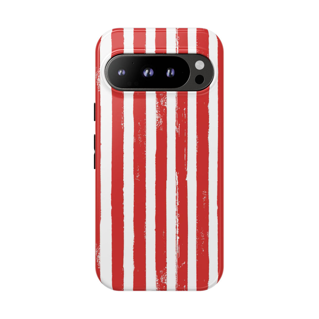 Red Striped Phone Case